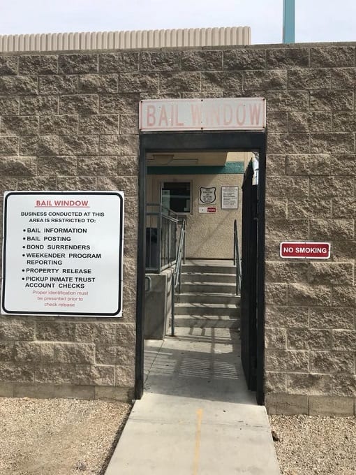 Las Vegas City Jail Entrance, Bail Bonds Las Vegas